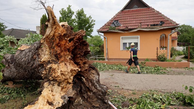 A vihar pusztító ereje átsuhant Szabolcs-Szatmár-Bereg vármegyén, és ötszáz ingatlan szenvedett el jelentős károkat.